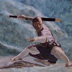 Their Last Hope  10 x 12   oil on panel